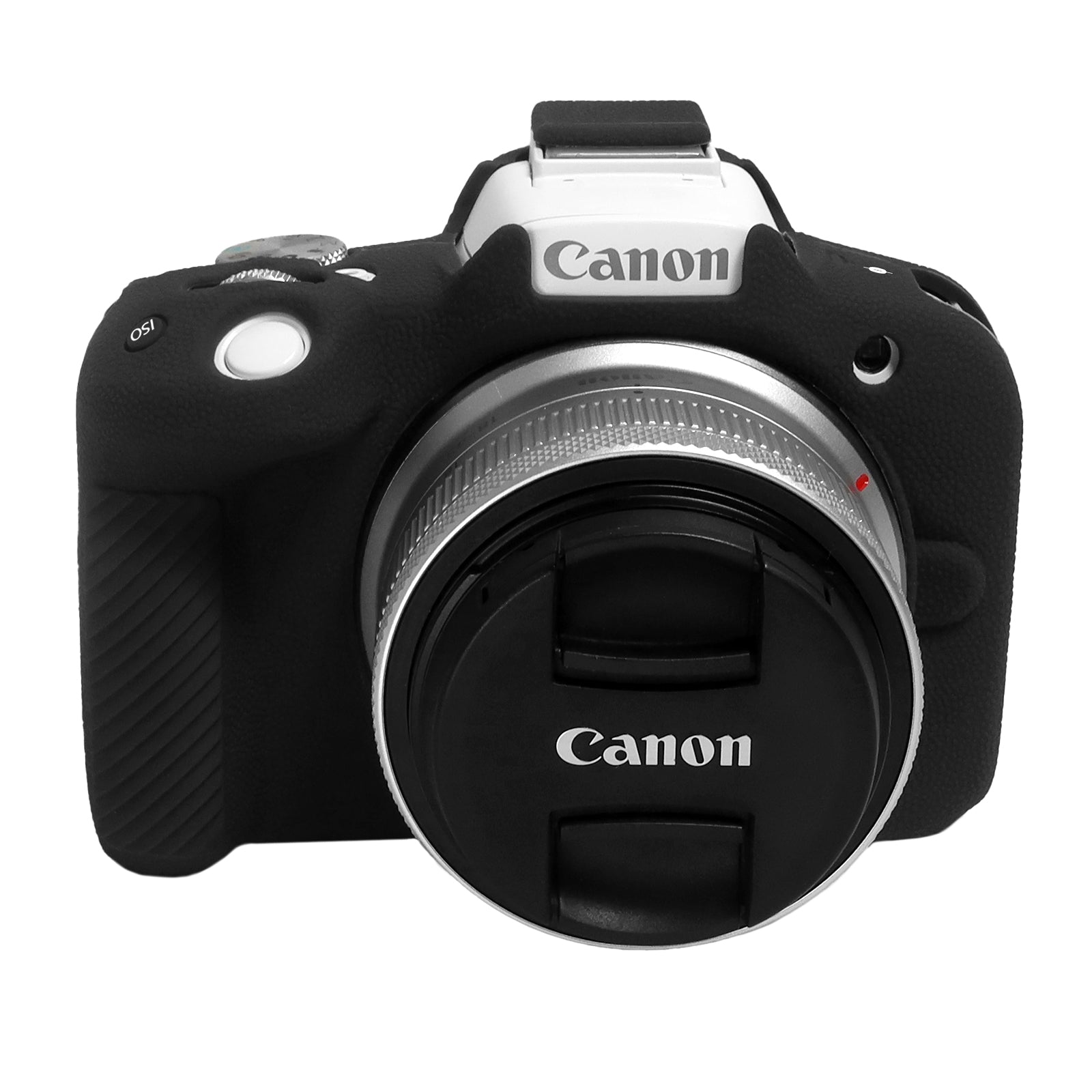 Easy Hood R50 Camera Case, Buttons Marking Protective Camera Cover for Canon EOS R50 Mirrorless Vlogging Camera, Soft Silicone Case Body Skin Cover