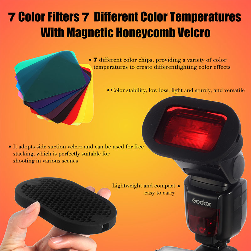 Flash Diffuser Magnetic Modifier Professional Light Softbox Speedlite Flash Accessory Kit Silicone Foldable Flash Light Diffusers LED Diffuser for On Camera Flash Speedlite Photography Photo Studio