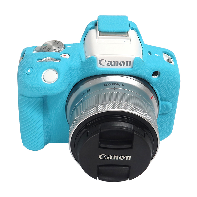 Easy Hood Camera Case for Canon EOS R50/R100 Mirrorless Vlogging Camera, Soft Silicone Case Protective Camera Cover