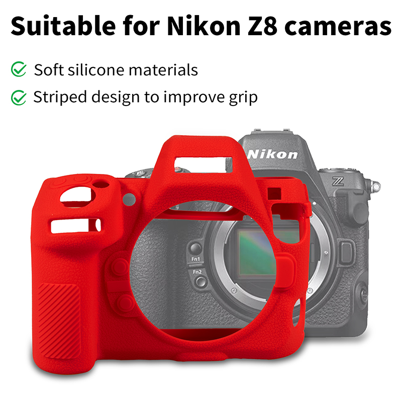 Easy Hood Camera Case for Nikon Z8 Mirrorless Camera, Carrying Protective Z8 Video Camera Case Anti-Scratch Soft Silicone Housing Protector Cover