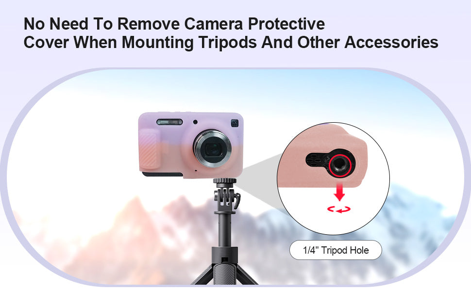 Stylish Dual-Tone Protective Case for Kodak PIXPRO FZ55
