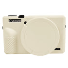 Easy Hood Hülle für Canon PowerShot G7 X Mark III Digitalkamera, weiche Silikon-Schutzhülle mit abnehmbarer Objektivabdeckung für Canon PowerShot G7X Mark III DSLR-Kamera (Schwarz)