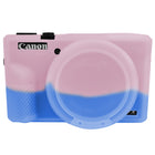 Easy Hood Hülle für Canon PowerShot G7 X Mark III Digitalkamera, weiche Silikon-Schutzhülle mit abnehmbarer Objektivabdeckung für Canon PowerShot G7X Mark III DSLR-Kamera (Schwarz)