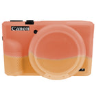 Easy Hood Hülle für Canon PowerShot G7 X Mark III Digitalkamera, weiche Silikon-Schutzhülle mit abnehmbarer Objektivabdeckung für Canon PowerShot G7X Mark III DSLR-Kamera (Schwarz)