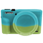 Easy Hood Hülle für Canon PowerShot G7 X Mark III Digitalkamera, weiche Silikon-Schutzhülle mit abnehmbarer Objektivabdeckung für Canon PowerShot G7X Mark III DSLR-Kamera (Schwarz)