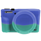 Easy Hood Hülle für Canon PowerShot G7 X Mark III Digitalkamera, weiche Silikon-Schutzhülle mit abnehmbarer Objektivabdeckung für Canon PowerShot G7X Mark III DSLR-Kamera (Schwarz)