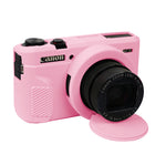 Easy Hood Silicone Camera Case for Canon G7X2 with Removable Lens Cover, Protective Case for Canon Powershot G7X Mark II Digital Camera