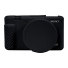 Easy Hood Kamera Silikonhülle für Sony ZV-1, weiche, leichte Kameraabdeckung mit abnehmbarer Objektivkappe, rutschfeste Gehäuseschutzhülle für Sony ZV1 Digitalkamera