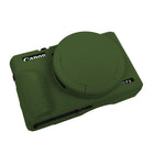 Easy Hood Hülle für Canon PowerShot G7 X Mark III Digitalkamera, weiche Silikon-Schutzhülle mit abnehmbarer Objektivabdeckung für Canon PowerShot G7X Mark III DSLR-Kamera (Schwarz)