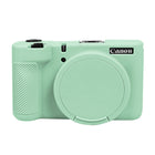 EASY HOOD V1 Tasche, Silikon-Kameraabdeckung mit abnehmbarem Objektivdeckel, weicher Schutz leichter Gehäuseschutz für Canon PowerShot V1 Digitalkamera