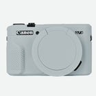 Easy Hood Silicone Camera Case for Canon G7X2 with Removable Lens Cover, Protective Case for Canon Powershot G7X Mark II Digital Camera