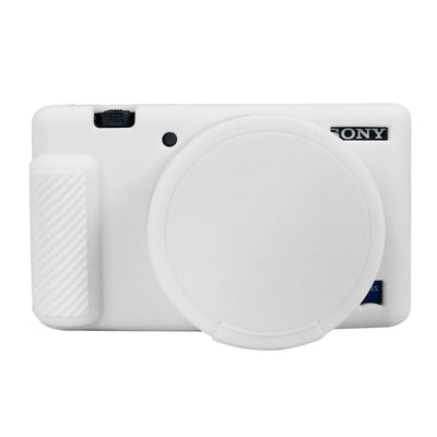 Easy Hood Silicone Case for Sony ZV-1, Soft Lightweight Cover with Removable Lens Cap Anti-Slip Body Skin Protective Case for Sony ZV1 Digital Camera