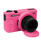 Easy Hood Silicone Camera Case for Canon G7X2 with Removable Lens Cover, Protective Case for Canon Powershot G7X Mark II Digital Camera