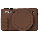 Easy Hood Silikon-Kameratasche für Canon G7X2 mit abnehmbarer Objektivabdeckung, Schutzhülle für Canon Powershot G7X Mark II Digitalkamera, weiche Kameraabdeckung, Gummi-Schutzhülle