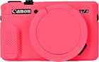 Easy Hood Silicone Camera Case for Canon G7X2 with Removable Lens Cover, Protective Case for Canon Powershot G7X Mark II Digital Camera