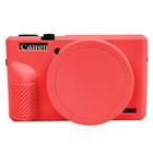 Easy Hood Hülle für Canon PowerShot G7 X Mark III Digitalkamera, weiche Silikon-Schutzhülle mit abnehmbarer Objektivabdeckung für Canon PowerShot G7X Mark III DSLR-Kamera (Schwarz)