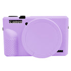 Easy Hood Hülle für Canon PowerShot G7 X Mark III Digitalkamera, weiche Silikon-Schutzhülle mit abnehmbarer Objektivabdeckung für Canon PowerShot G7X Mark III DSLR-Kamera (Schwarz)