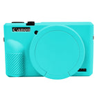 Easy Hood Hülle für Canon PowerShot G7 X Mark III Digitalkamera, weiche Silikon-Schutzhülle mit abnehmbarer Objektivabdeckung für Canon PowerShot G7X Mark III DSLR-Kamera (Schwarz)