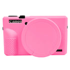 Easy Hood Hülle für Canon PowerShot G7 X Mark III Digitalkamera, weiche Silikon-Schutzhülle mit abnehmbarer Objektivabdeckung für Canon PowerShot G7X Mark III DSLR-Kamera (Schwarz)