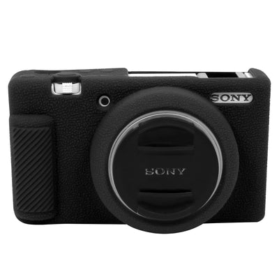 Easy Hood ZV-1F Camera Case, Soft Silicone Rubber Protective Cover Skin for Sony ZV1F/ZV-1 II/ZV-1M2/ZV-1 Mark II Vlog Camera, Slim Fit Body Case